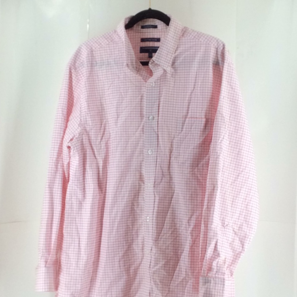 Dress Button Down pink/purple/red/white 17.5 34/35